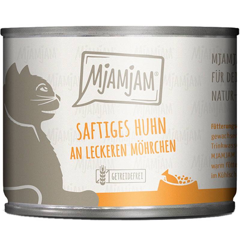 MjAMjAM saftiges Huhn an leckeren Möhrchen 24x200g von MjAMjAM