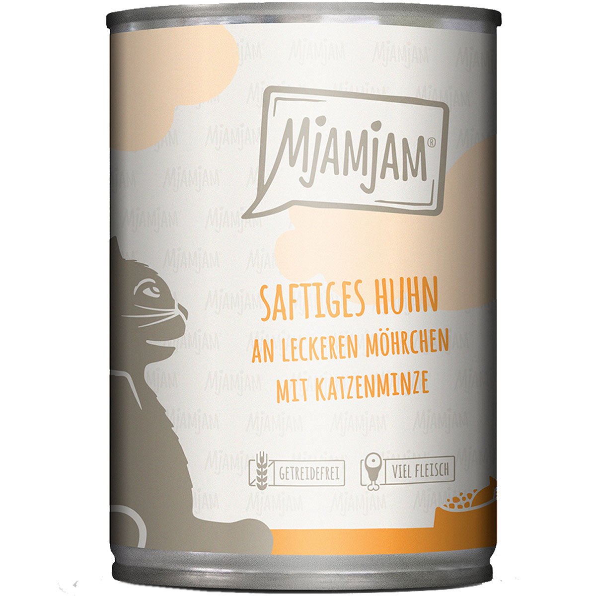 MjAMjAM saftiges Huhn an leckeren Möhrchen 24x400g von MjAMjAM