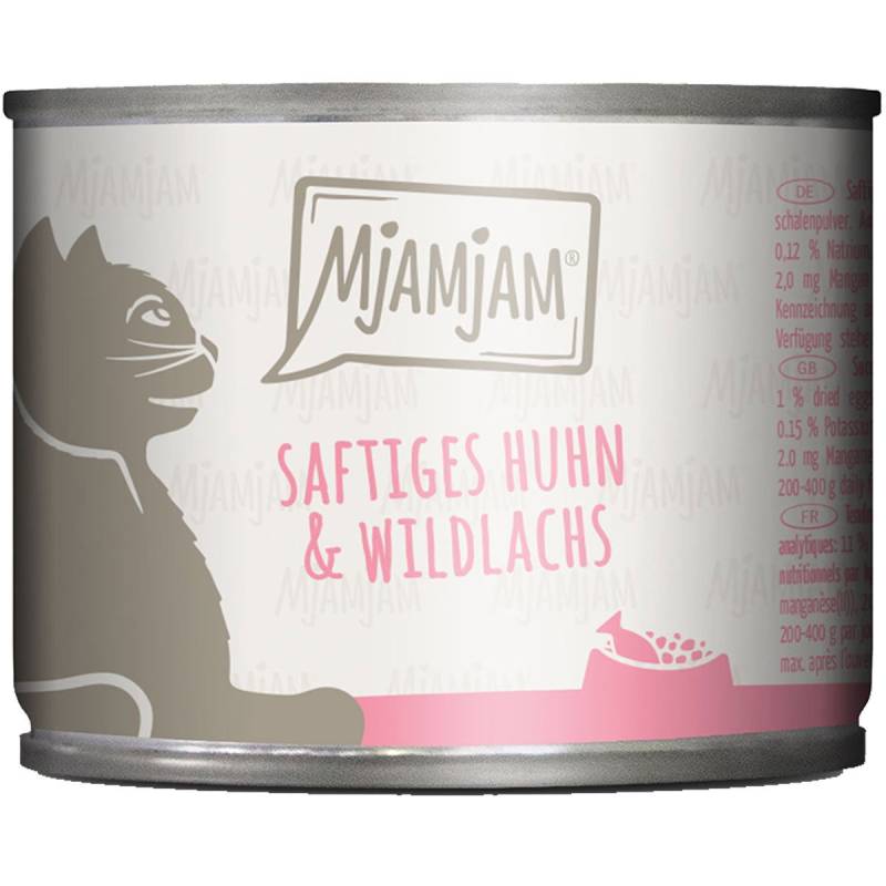 MjAMjAM saftiges Huhn&Wildlachs 6x200g von MjAMjAM