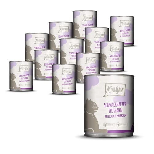 MjAMjAM - schmackhafter Truthahn an leckeren Möhrchen 12 x 800 g von MjAMjAM