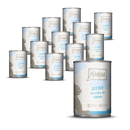 MjAMjAM - zarte Ente & Geflügel an leckeren Möhrchen 12 x 400 g MjAMjAM - zarte Ente & Geflügel an leckeren Möhrchen 12 x 400 g von MjAMjAM