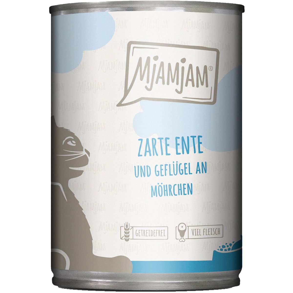 MjAMjAM zarte Ente und Geflügel an leckeren Möhrchen 24x400g von MjAMjAM