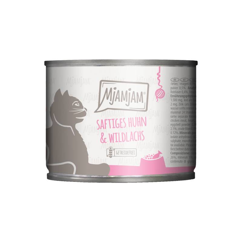 MjaMjaM Nassfutter - Dose Adult Cat - Pferd mit Kürbis - 12 x 400 g von MjAMjAM