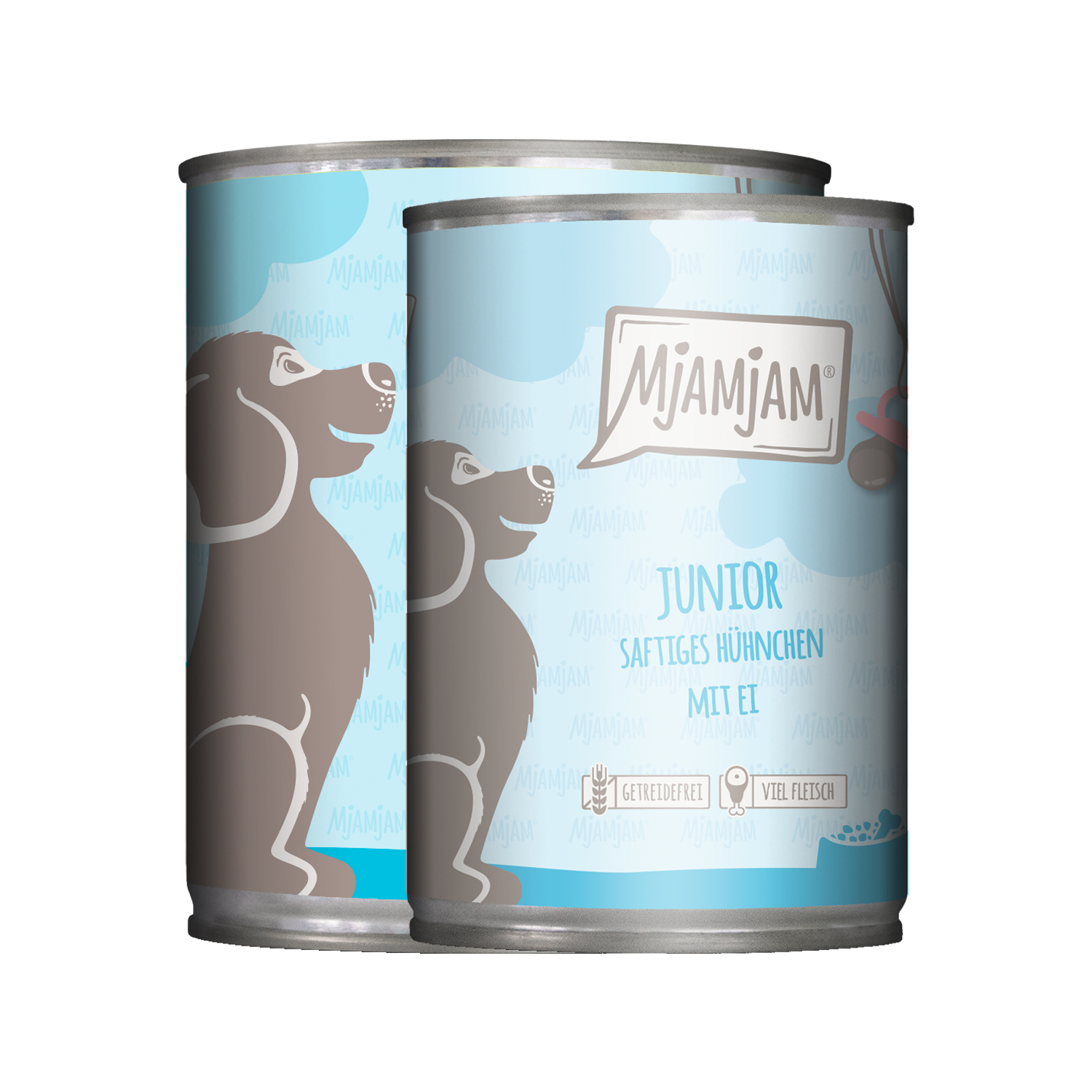 MjaMjaM Nassfutter - Dose Puppy - Huhn mit Ei - 6 x 400 g MjaMjaM Nassfutter - Dose Puppy - Huhn mit Ei - 6 x 400 g von MjAMjAM