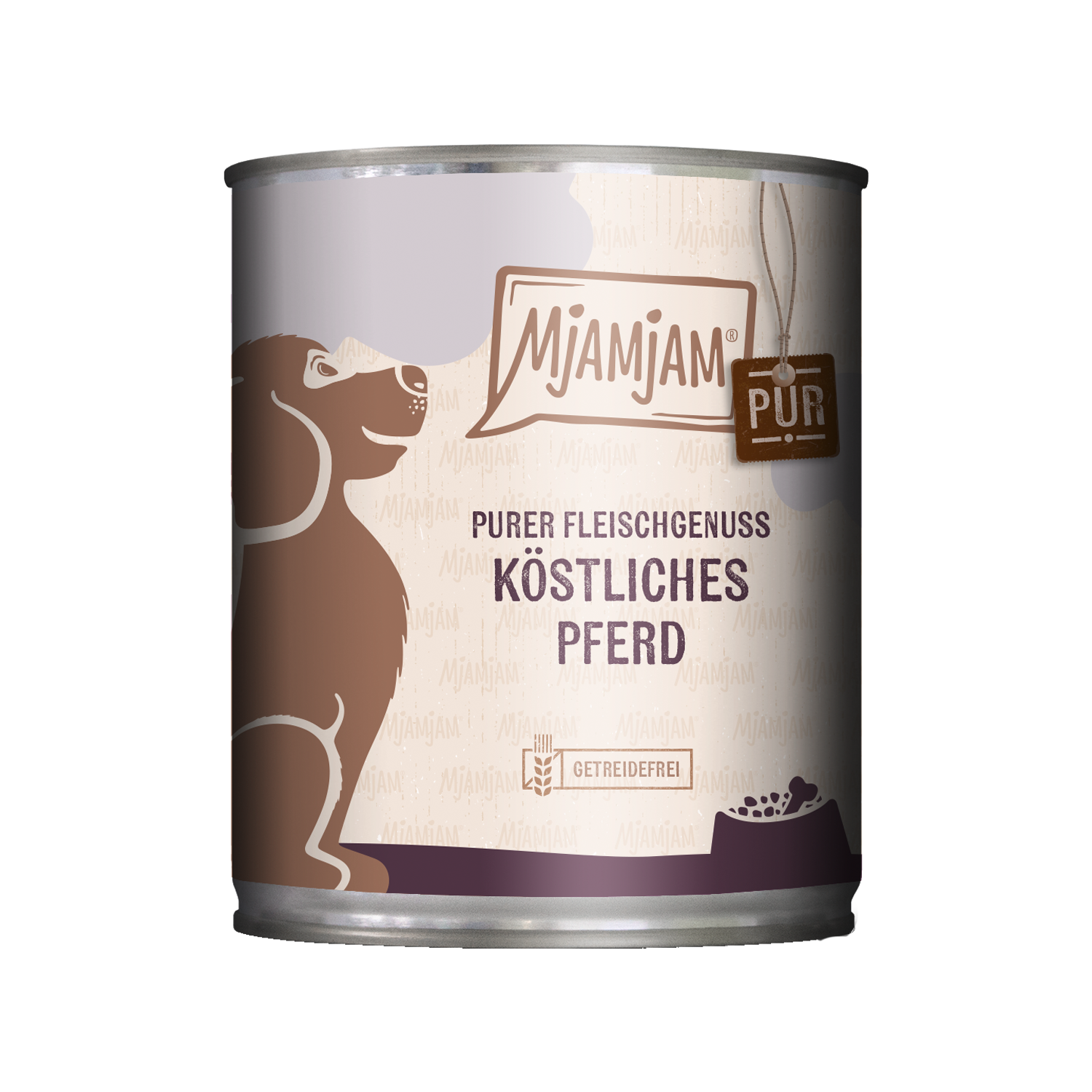 MjaMjaM Purer Fleischgenuss - Dose Adult Dog - Pferd – 6 x 800 g von MjAMjAM