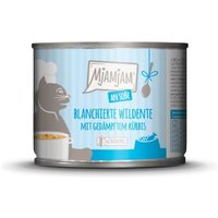 MjAMjAM Nassfutter Katze Adult, Blanchiert in Sauce 6x185 g Wildente und Kürbis MjAMjAM Nassfutter Katze Adult, Blanchiert in Sauce 6x185 g Wildente und Kürbis von MjAMjAM
