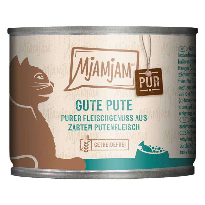 Sparpaket MjAMjAM Pur 24 x 200 g - gute Pute pur von MjAMjAM