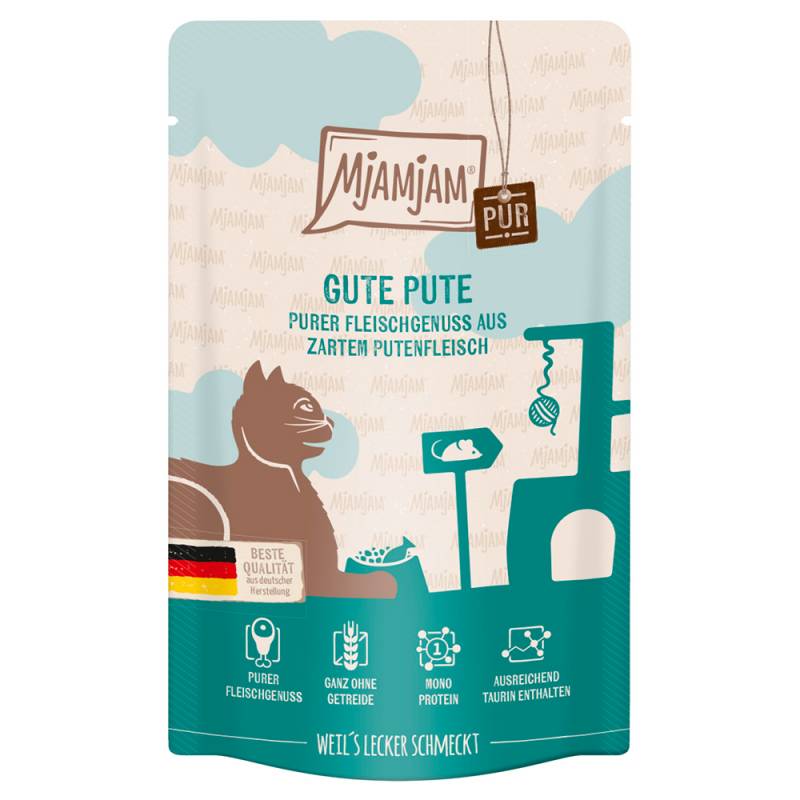 Sparpaket MjAMjAM Quetschie purer Fleischgenuss 24 x 125 g - gute Pute pur Sparpaket MjAMjAM Quetschie purer Fleischgenuss 24 x 125 g - gute Pute pur von MjAMjAM