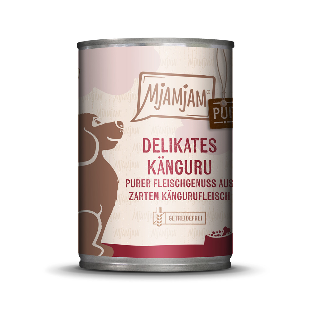 Sparpaket MjAMjAM purer Fleischgenuss 12 x 400 g - delikates Känguru pur Sparpaket MjAMjAM purer Fleischgenuss 12 x 400 g - delikates Känguru pur von MjAMjAM