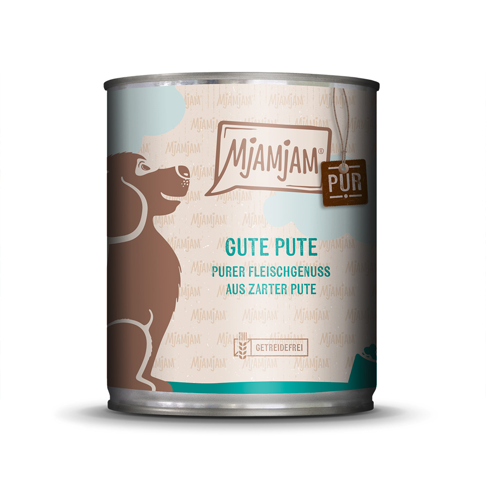 Sparpaket MjAMjAM purer Fleischgenuss 12 x 800 g - gute Pute pur Sparpaket MjAMjAM purer Fleischgenuss 12 x 800 g - gute Pute pur von MjAMjAM