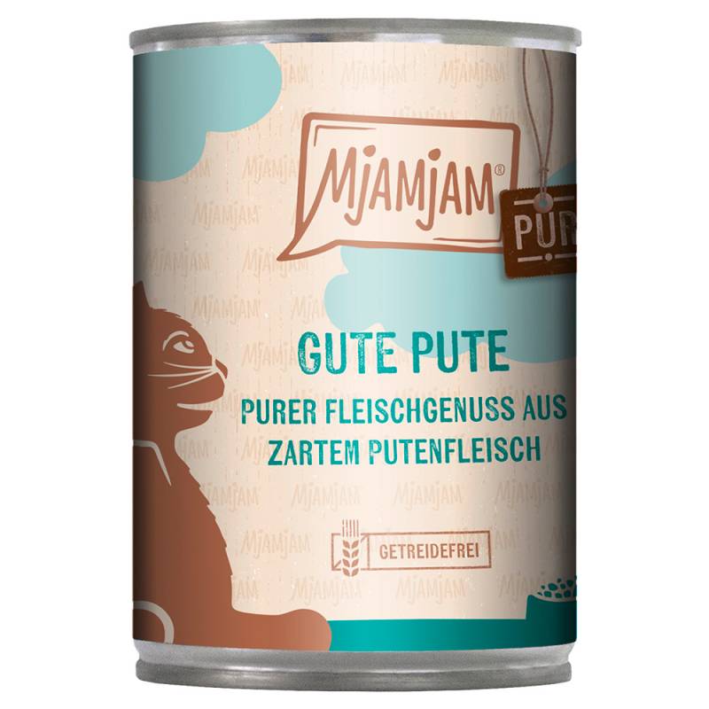 Sparpaket MjAMjAM purer Fleischgenuss 24 x 400 g - gute Pute pur Sparpaket MjAMjAM purer Fleischgenuss 24 x 400 g - gute Pute pur von MjAMjAM