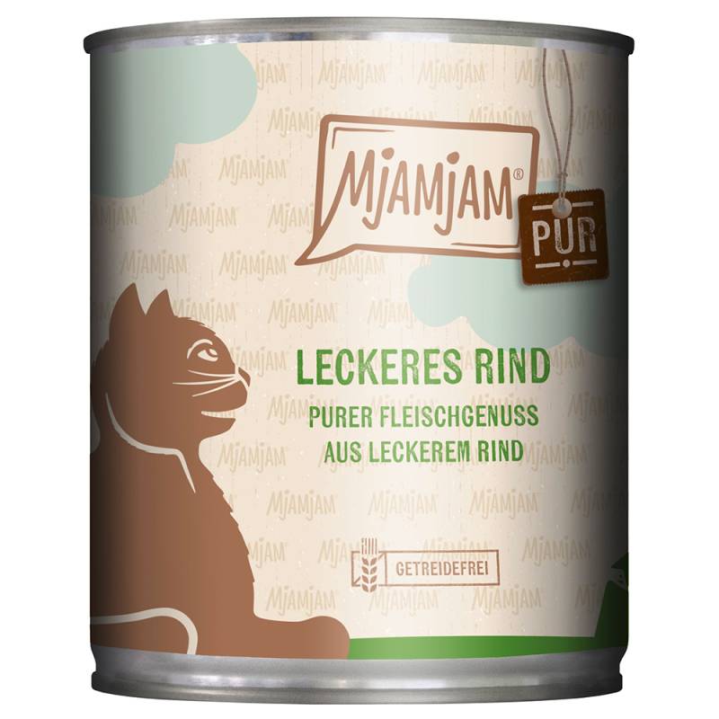 Sparpaket MjAMjAM purer Fleischgenuss 24 x 800 g - leckeres Rind pur Sparpaket MjAMjAM purer Fleischgenuss 24 x 800 g - leckeres Rind pur von MjAMjAM