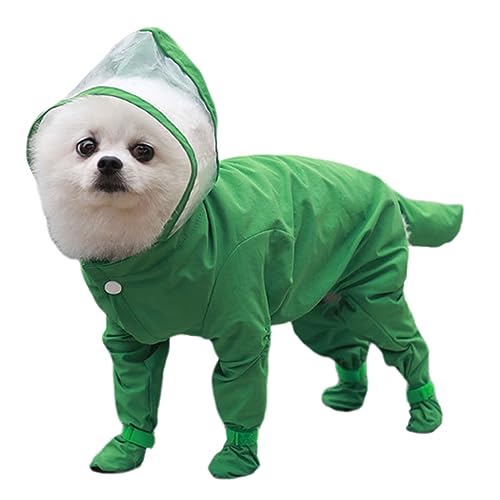 Hunde-Regenmäntel, Kapuzenponchos für kleine bis große Hunde und Welpen, mit Kapuze, Welpen-Regenponchos, Regenbekleidung, wasserdichte Kleidung Hunde-Regenmäntel, Kapuzenponchos für kleine bis große Hunde und Welpen, mit Kapuze, Welpen-Regenponchos, Regenbekleidung, wasserdichte Kleidung von Mjaie