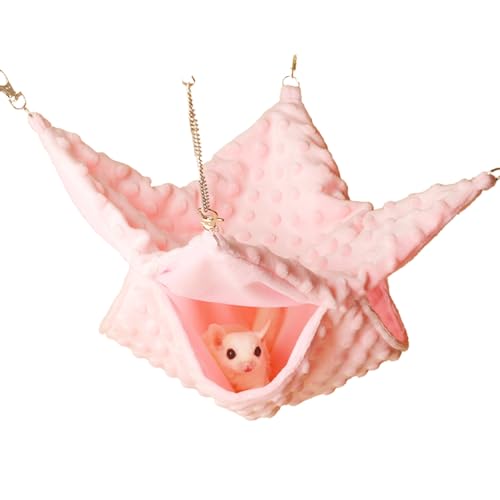 Mjaie Atmungsaktive Eichhörnchen Etagenbett Hängematte, Etagenbett, Winterschaukel für Hamster, Zuckergleiter, Frettchen, Zubehör, Zuckergleiter, Bett Mjaie Atmungsaktive Eichhörnchen Etagenbett Hängematte, Etagenbett, Winterschaukel für Hamster, Zuckergleiter, Frettchen, Zubehör, Zuckergleiter, Bett von Mjaie