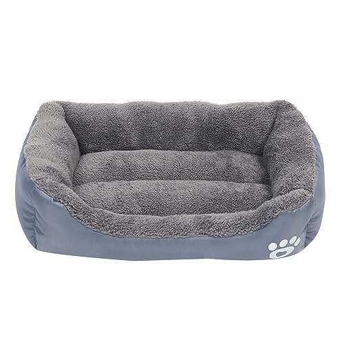 Mjaie Haustierbett mit Pelzkissen Weich und Schön Rutschfest Hundekorb Hundesofa Pelzkissen Nest für Welpen Hundesofa Betten für Hunde Mjaie Haustierbett mit Pelzkissen Weich und Schön Rutschfest Hundekorb Hundesofa Pelzkissen Nest für Welpen Hundesofa Betten für Hunde von Mjaie