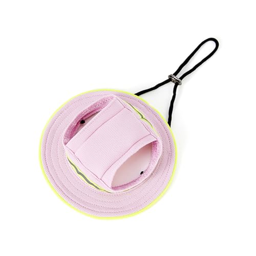 Verstellbarer, reflektierender Hundehut für Outdoor, Camping, Spazierengehen, Haustier-Sicherheitshut, atmungsaktiv, sicher, Nachtabenteuer, Welpen, Kopfbedeckung, verstellbare Haustiermütze, von Mjaie