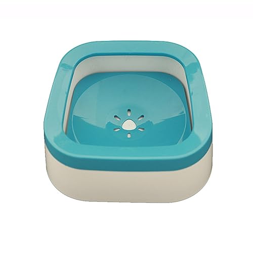 Wassernapf für Hunde trinken ohne zu spritzen überlaufende süße Form Trinkschalen für Indoor Hund Einzelnapf Hund Wassernapf Spender von Mjaie