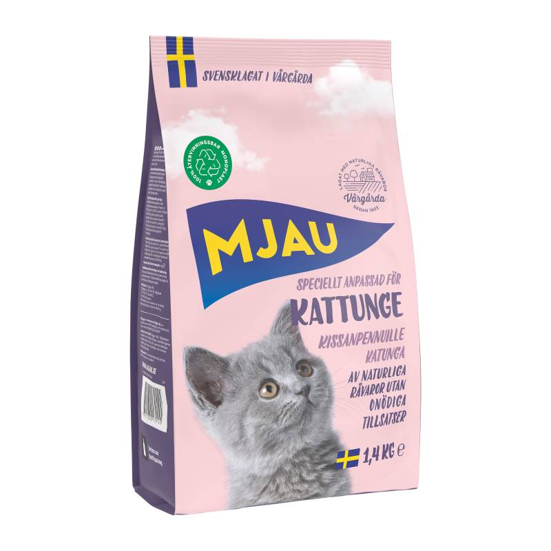 Mjau Kitten Trockenfutter mit Huhn - 1,4 kg von Mjau