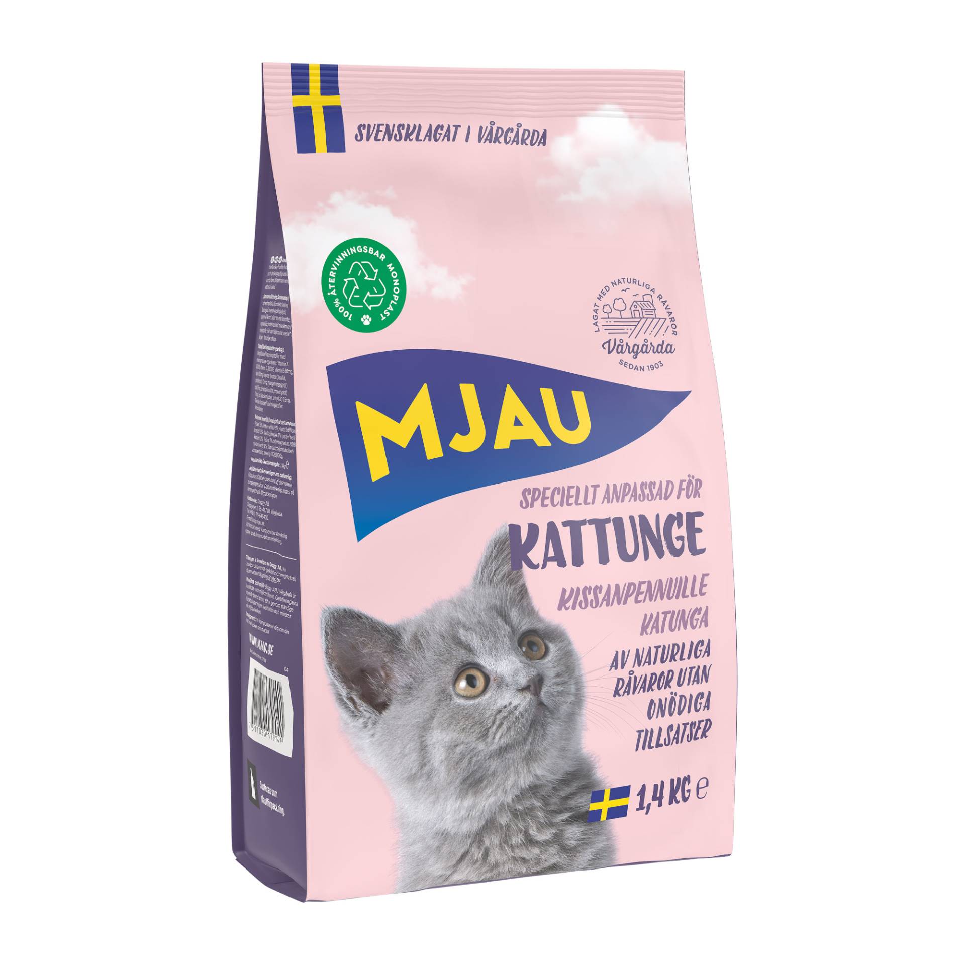 Mjau Kitten Trockenfutter mit Huhn - Sparpaket 2 x 1,4 kg Mjau Kitten Trockenfutter mit Huhn - Sparpaket 2 x 1,4 kg von Mjau