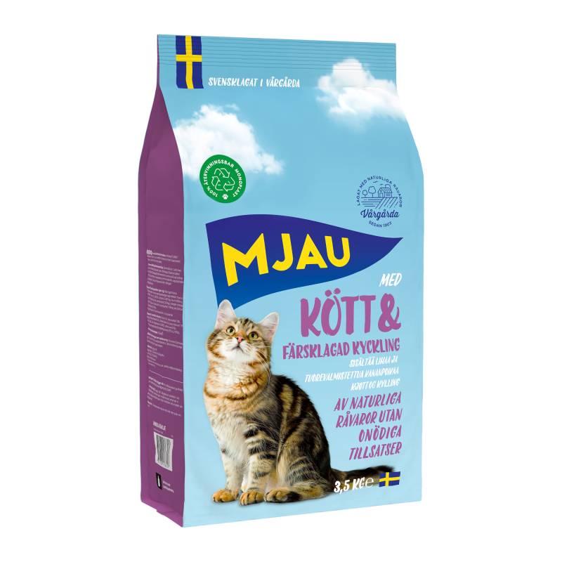 Mjau Trockenfutter mit Fleisch  - 3,5 kg von Mjau