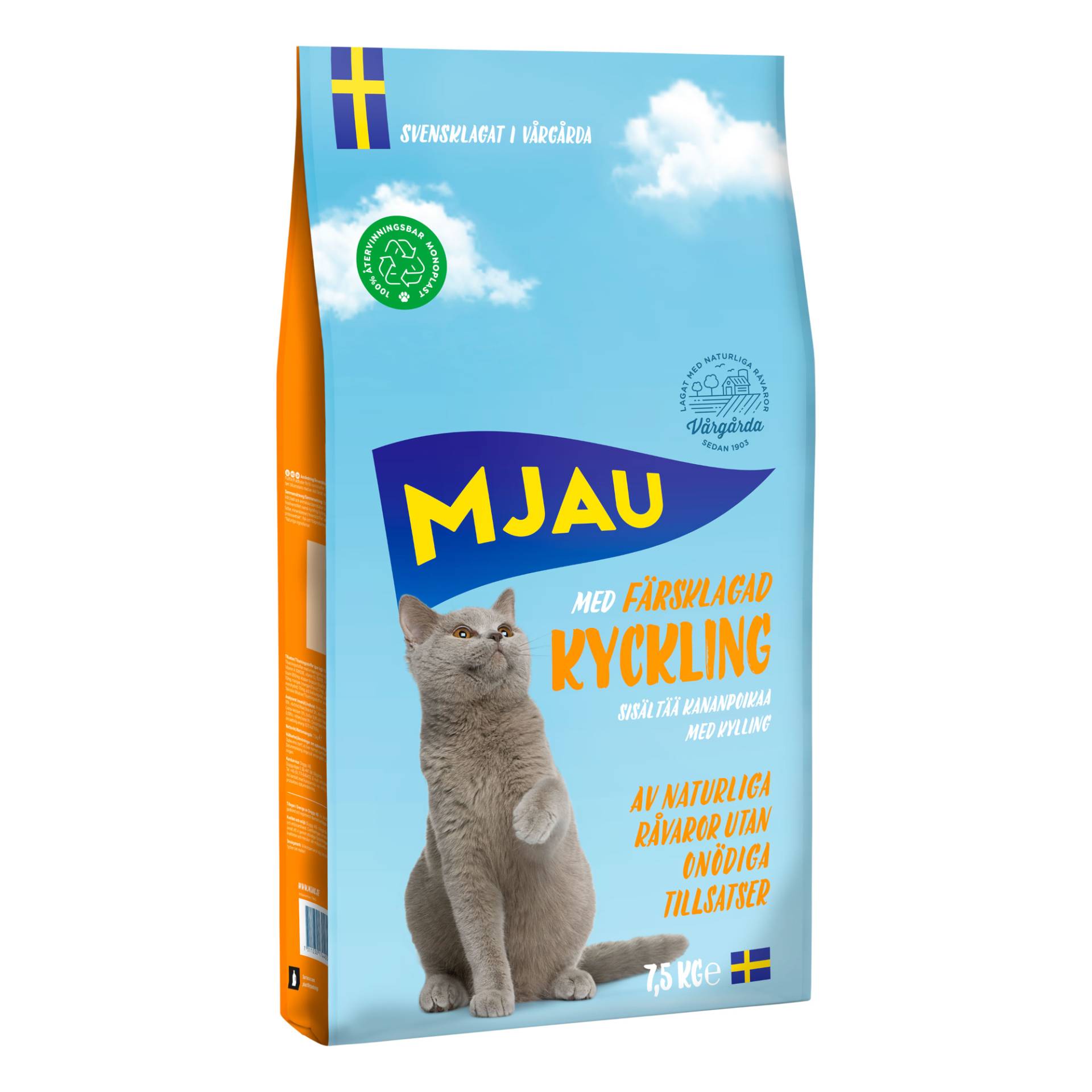 Mjau Trockenfutter mit Huhn - 7,5 kg Mjau Trockenfutter mit Huhn - 7,5 kg von Mjau