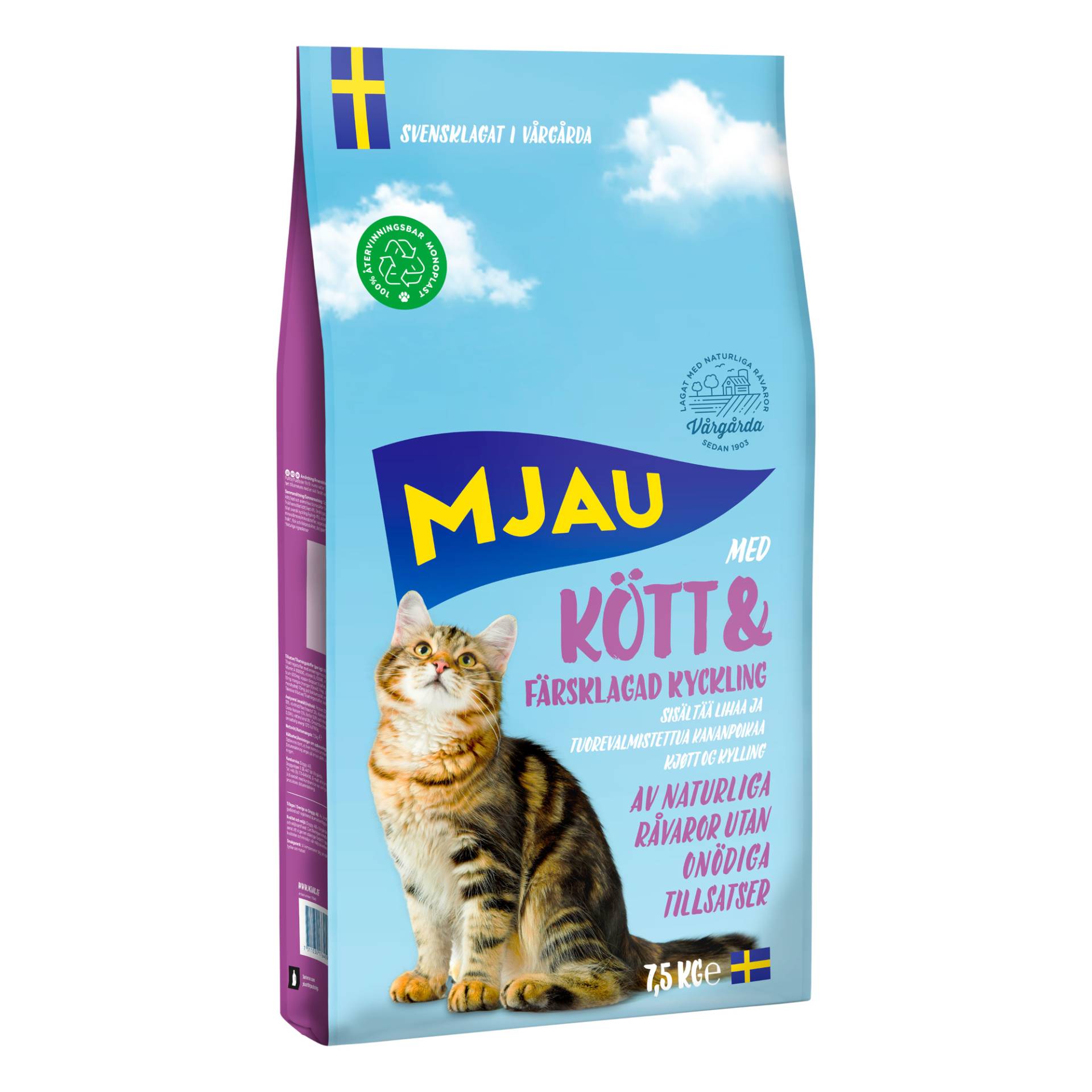Mjau Trockenfutter zum Sonderpreis! -  mit Fleisch 7,5 kg von Mjau