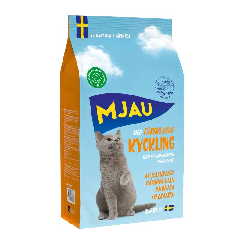 Mjau Trockenfutter zum Sonderpreis! - mit Huhn 3,5 kg Mjau Trockenfutter zum Sonderpreis! - mit Huhn 3,5 kg von Mjau
