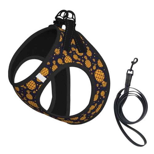 Golden Pineapple Service-Hundeweste, reflektierend, verstellbar, für kleine Hunde, atmungsaktives Netzgewebe, bequeme Passform, einfach zu tragen, Sicherheitsleine Golden Pineapple Service-Hundeweste, reflektierend, verstellbar, für kleine Hunde, atmungsaktives Netzgewebe, bequeme Passform, einfach zu tragen, Sicherheitsleine von Mjinbiao