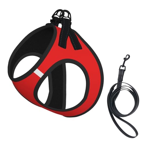 Hundeweste, reflektierend, verstellbar, für kleine Hunde, atmungsaktives Netzgewebe, bequeme Passform, einfach zu tragen, Sicherheitsleine Hundeweste, reflektierend, verstellbar, für kleine Hunde, atmungsaktives Netzgewebe, bequeme Passform, einfach zu tragen, Sicherheitsleine von Mjinbiao