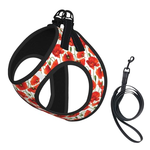 Hundeweste, reflektierend, verstellbar, für kleine Hunde, atmungsaktives Netzgewebe, bequeme Passform, einfach zu tragen, Sicherheitsleine Hundeweste, reflektierend, verstellbar, für kleine Hunde, atmungsaktives Netzgewebe, bequeme Passform, einfach zu tragen, Sicherheitsleine von Mjinbiao
