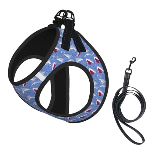 Hundeweste für Futtersuche, reflektierend, verstellbar, für kleine Hunde, atmungsaktives Netzgewebe, bequeme Passform, einfach zu tragen, Sicherheitsleine Hundeweste für Futtersuche, reflektierend, verstellbar, für kleine Hunde, atmungsaktives Netzgewebe, bequeme Passform, einfach zu tragen, Sicherheitsleine von Mjinbiao