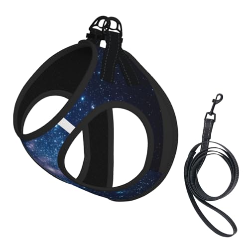 Universe Stars Galaxy Service-Hundeweste, reflektierend, verstellbar, für kleine Hunde, atmungsaktives Netzgewebe, bequeme Passform, einfach zu tragen, Sicherheitsleine Universe Stars Galaxy Service-Hundeweste, reflektierend, verstellbar, für kleine Hunde, atmungsaktives Netzgewebe, bequeme Passform, einfach zu tragen, Sicherheitsleine von Mjinbiao