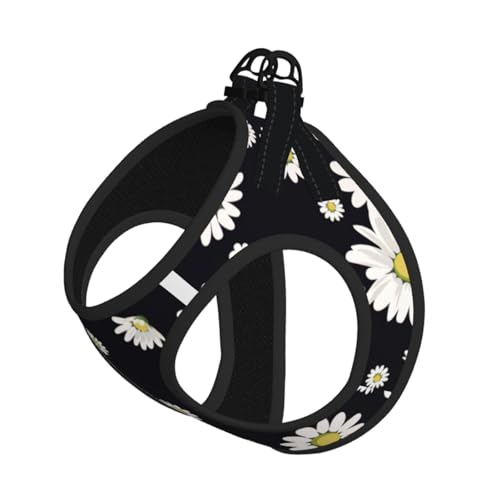 White Daisy Service-Hundeweste, reflektierend, verstellbar, für kleine Hunde, atmungsaktives Netzgewebe, bequeme Passform, einfach zu tragen, Sicherheitsleine White Daisy Service-Hundeweste, reflektierend, verstellbar, für kleine Hunde, atmungsaktives Netzgewebe, bequeme Passform, einfach zu tragen, Sicherheitsleine von Mjinbiao