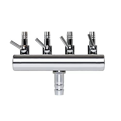 Mkcavne 4-Wege-Luftverteilerventil für Aquarien, Luftpumpe, Durchflussverteiler, Pumpenventil, Hahnhebel, Steuerschaltventil Mkcavne 4-Wege-Luftverteilerventil für Aquarien, Luftpumpe, Durchflussverteiler, Pumpenventil, Hahnhebel, Steuerschaltventil von Mkcavne