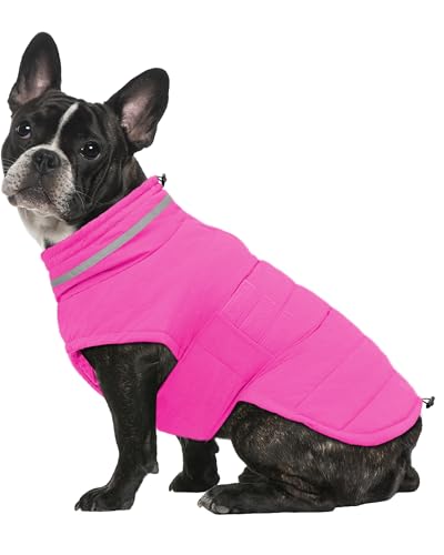 Mklhgty Hundemantel, wasserdichte Hundejacke, Wintermantel für kaltes Wetter, warme winddichte Hunde-Schneejacke, Kleidung, reflektierend, verstellbar, Rollkragen, Hundemäntel für kleine, mittelgroße Mklhgty Hundemantel, wasserdichte Hundejacke, Wintermantel für kaltes Wetter, warme winddichte Hunde-Schneejacke, Kleidung, reflektierend, verstellbar, Rollkragen, Hundemäntel für kleine, mittelgroße von Mklhgty
