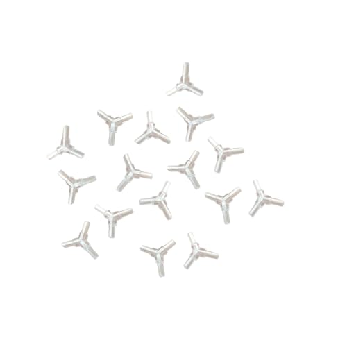 100 Stück langlebige Sauerstoffschlauchverbinder, mehrere Gelenke, Luftschlauch, geeignet für Belüftung in Aquarien 100 Stück langlebige Sauerstoffschlauchverbinder, mehrere Gelenke, Luftschlauch, geeignet für Belüftung in Aquarien von Mllepjdh