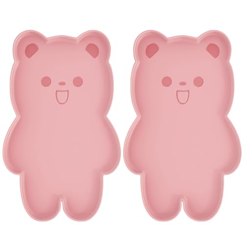 Mllepjdh 2 x Futternapf-Futtermatte für Hunde mit erhöhten Kanten, Silikon, rutschfest, für Tiernahrung, Platzdeckchen Mllepjdh 2 x Futternapf-Futtermatte für Hunde mit erhöhten Kanten, Silikon, rutschfest, für Tiernahrung, Platzdeckchen von Mllepjdh