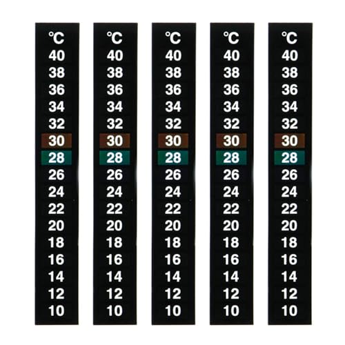 Mllepjdh 5 Stück Skala Aquarium Fisch Flüssigkeit Digital Display Kleber Temperatur Tester Aufkleber Kleber Mllepjdh 5 Stück Skala Aquarium Fisch Flüssigkeit Digital Display Kleber Temperatur Tester Aufkleber Kleber von Mllepjdh