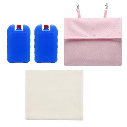 Mllepjdh Eisbeutel zum Aufhängen für Kleintiere, verstellbare Kaninchen und Meerschweinchen, vielseitiger Eispackträger für Käfig Mllepjdh Eisbeutel zum Aufhängen für Kleintiere, verstellbare Kaninchen und Meerschweinchen, vielseitiger Eispackträger für Käfig von Mllepjdh
