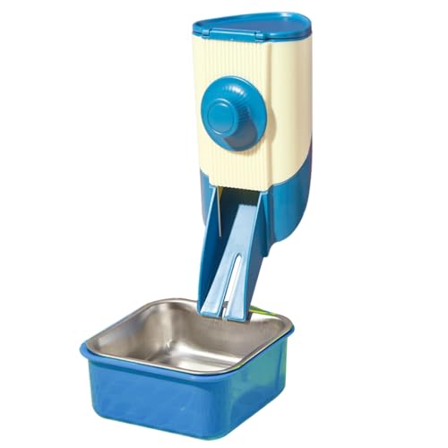 Mllepjdh Hängender Futternapf mit großer Kapazität, weniger verschwendet, hängender Kaninchen-Futterspender für Kleintiere, Kaninchen-Futterspender für Käfige, blau Mllepjdh Hängender Futternapf mit großer Kapazität, weniger verschwendet, hängender Kaninchen-Futterspender für Kleintiere, Kaninchen-Futterspender für Käfige, blau von Mllepjdh