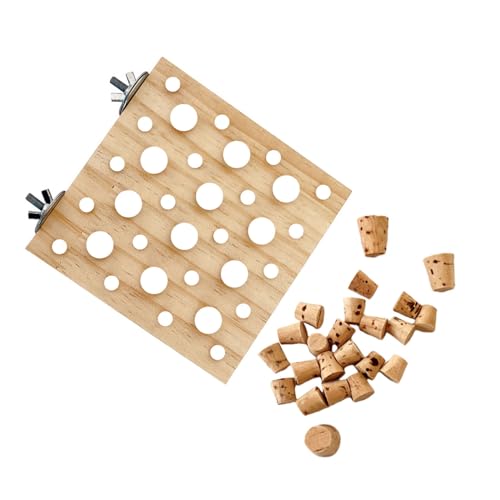 Mllepjdh Holzblock Vogelpickspielzeug Vogelschleifen Korkspielzeug Stehstangen für kleine große Vogelkäfige Plattform Futtersuche Spielzeug Vogel Puzzle Spielzeug für Futtersuche Mllepjdh Holzblock Vogelpickspielzeug Vogelschleifen Korkspielzeug Stehstangen für kleine große Vogelkäfige Plattform Futtersuche Spielzeug Vogel Puzzle Spielzeug für Futtersuche von Mllepjdh