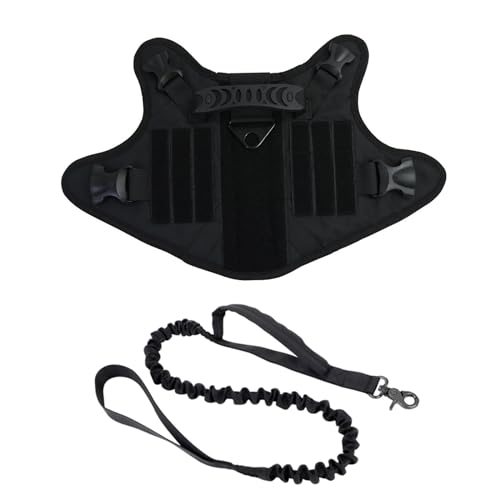 Mllepjdh Hundehalsband, Geschirr, Leine, Set, verstellbar, Stoff, für Katzen, Hunde, Traktionsseil, Hundegeschirr mit Griff, Gürtel, Hundewesten und Leine, Set mit Leine Mllepjdh Hundehalsband, Geschirr, Leine, Set, verstellbar, Stoff, für Katzen, Hunde, Traktionsseil, Hundegeschirr mit Griff, Gürtel, Hundewesten und Leine, Set mit Leine von Mllepjdh