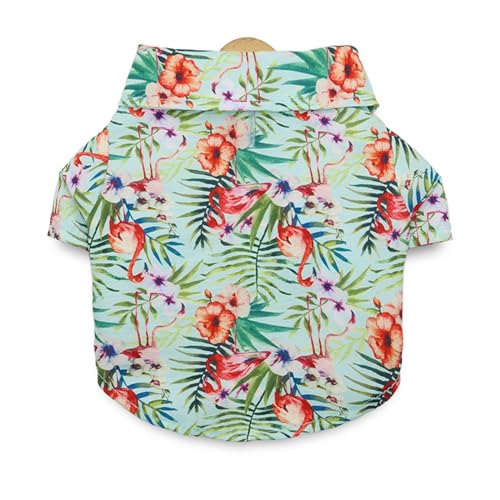 Mllepjdh Katzen- und Hunde-Shirt mit Blätter-Druck, Revers, Hals, Kleidung, Outdoor, Spaziergänge, Hunde, Katzen, schnell trocknend, Overall, bequeme Hundekleidung für kleine Hunde Mllepjdh Katzen- und Hunde-Shirt mit Blätter-Druck, Revers, Hals, Kleidung, Outdoor, Spaziergänge, Hunde, Katzen, schnell trocknend, Overall, bequeme Hundekleidung für kleine Hunde von Mllepjdh