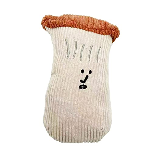 Mllepjdh Lovely Plush Toy Squeaky Pet Vegetable Plush Toy Dog Chew Squeaky Whistling Involved Decompression Dog Toy Vegetable Plush Toy, Pleurotus eryngii Mllepjdh Lovely Plush Toy Squeaky Pet Vegetable Plush Toy Dog Chew Squeaky Whistling Involved Decompression Dog Toy Vegetable Plush Toy, Pleurotus eryngii von Mllepjdh