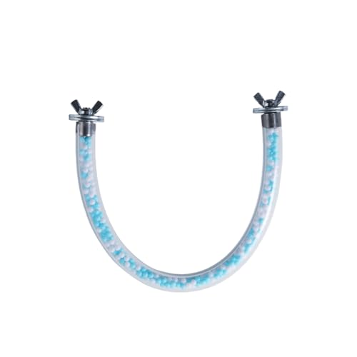 Mllepjdh Papageien-Schleif-Kratzer, Sitzstange, Vogelständer, Käfig-Spielzeug, Stange, Spielzeug, Schleifstange, bunte Stange, klein, blau Mllepjdh Papageien-Schleif-Kratzer, Sitzstange, Vogelständer, Käfig-Spielzeug, Stange, Spielzeug, Schleifstange, bunte Stange, klein, blau von Mllepjdh