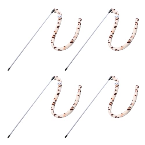 Mllepjdh Plüsch-Raupen, Katzenspielzeug, Spielzeug für Katzen, Jagdstock, Spielzeug, Interaktion, Katzen, Teasing Stick, Langeweile, Katzen, Geschenk, Interaktion, Katzenspielzeug, 4 Stück Mllepjdh Plüsch-Raupen, Katzenspielzeug, Spielzeug für Katzen, Jagdstock, Spielzeug, Interaktion, Katzen, Teasing Stick, Langeweile, Katzen, Geschenk, Interaktion, Katzenspielzeug, 4 Stück von Mllepjdh