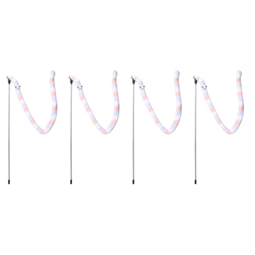 Mllepjdh Plüsch-Raupen, Katzenspielzeug, Spielzeug für Katzen, Jagdstock, Spielzeug, Interaktion, Katzen, Teasing Stick, Langeweile, Katzen, Geschenk, Interaktion, Katzenspielzeug, 4 Stück Mllepjdh Plüsch-Raupen, Katzenspielzeug, Spielzeug für Katzen, Jagdstock, Spielzeug, Interaktion, Katzen, Teasing Stick, Langeweile, Katzen, Geschenk, Interaktion, Katzenspielzeug, 4 Stück von Mllepjdh