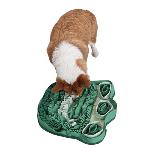 Mllepjdh Schnüffel-Leckerli-Dosierdecke für Hunde, interaktives Puzzle, Kauspielzeug, reduziert Langeweile, Futtersuche, interaktives Hunde-Puzzle-Spielzeug Mllepjdh Schnüffel-Leckerli-Dosierdecke für Hunde, interaktives Puzzle, Kauspielzeug, reduziert Langeweile, Futtersuche, interaktives Hunde-Puzzle-Spielzeug von Mllepjdh