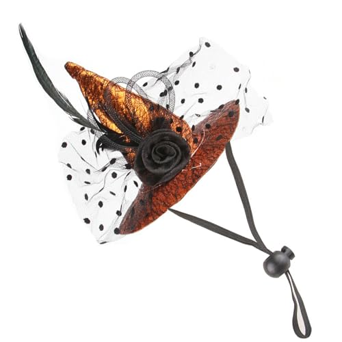Mllepjdh Trend Cats Hexenhut mit Stretch-Kinnseil, modisch, coole Hunde, Katzen, Hexenhut, Katzen, Halloween, Karneval, Cosplay Mllepjdh Trend Cats Hexenhut mit Stretch-Kinnseil, modisch, coole Hunde, Katzen, Hexenhut, Katzen, Halloween, Karneval, Cosplay von Mllepjdh