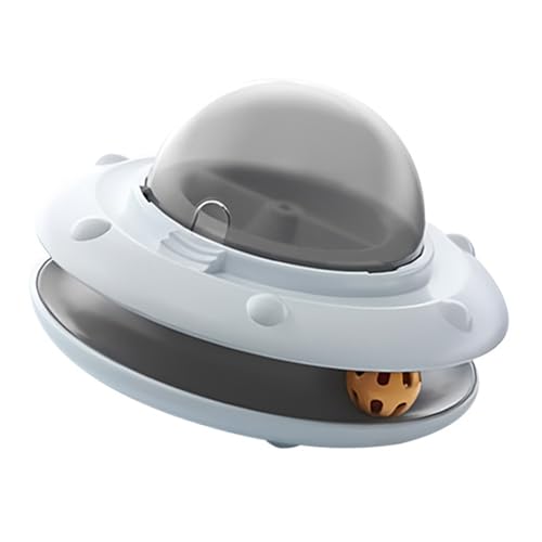 Puzzle Activity Automatischer Leckerli-Spender Spielzeug Slow Feeder Sensor Aktiviertes Spielen Automatischer Katzenfutterspender für verschiedene Katzen Haltbarkeit von Mllepjdh